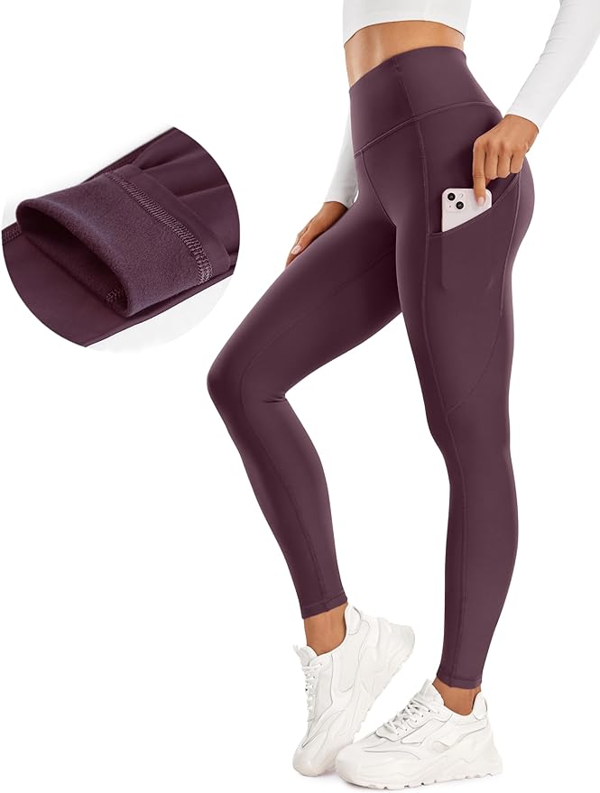 CRZ YOGA Thermal Fleece Lined Leggings Women 28