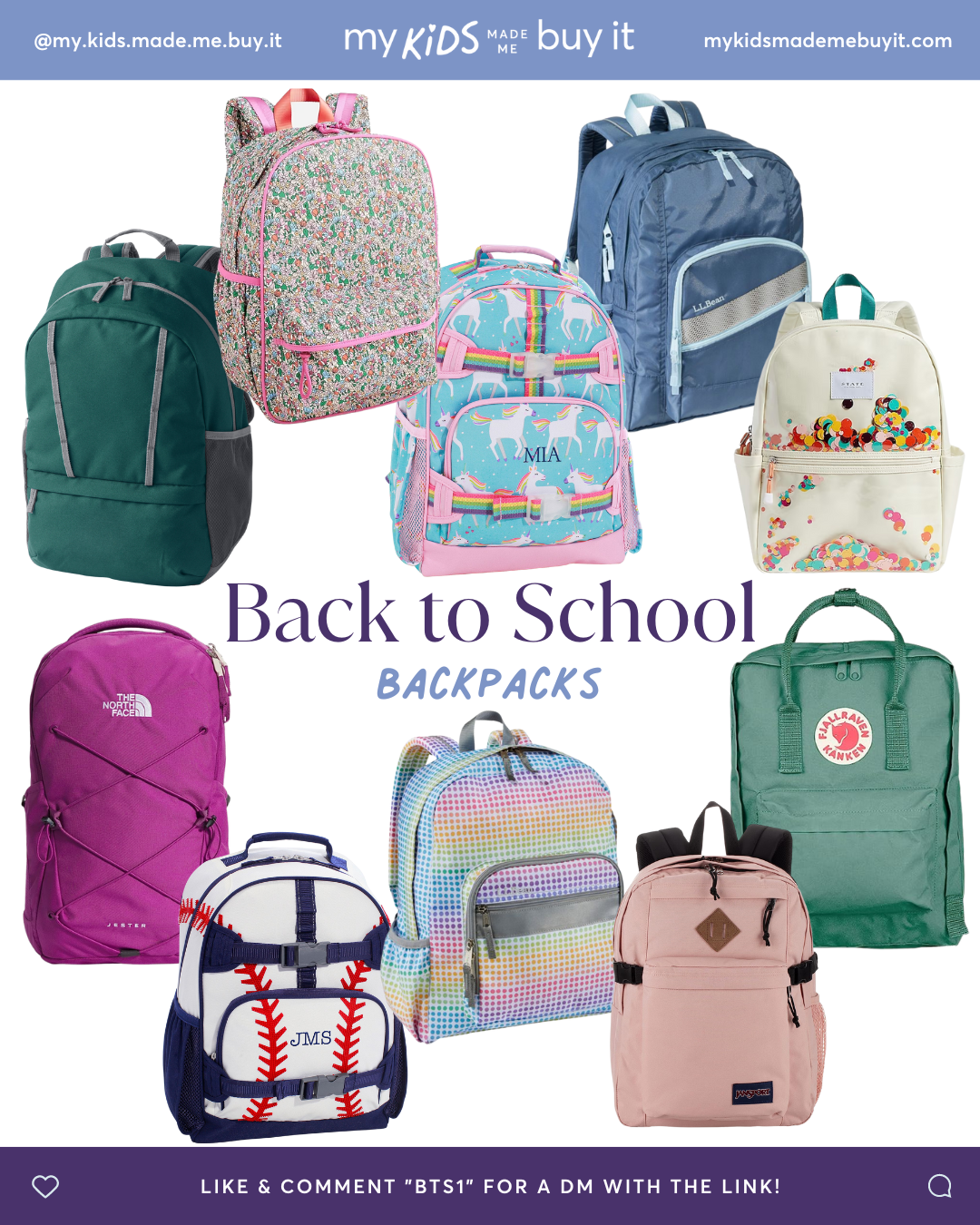Back to School: Backpacks
