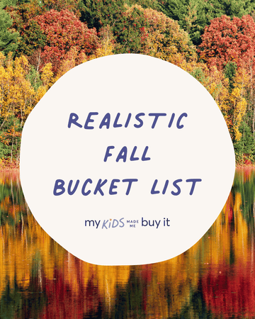 Realistic Fall Bucket List