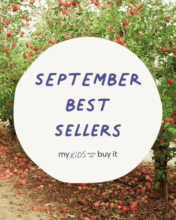 Apples on a tree with 'September Best Sellers' text overlay