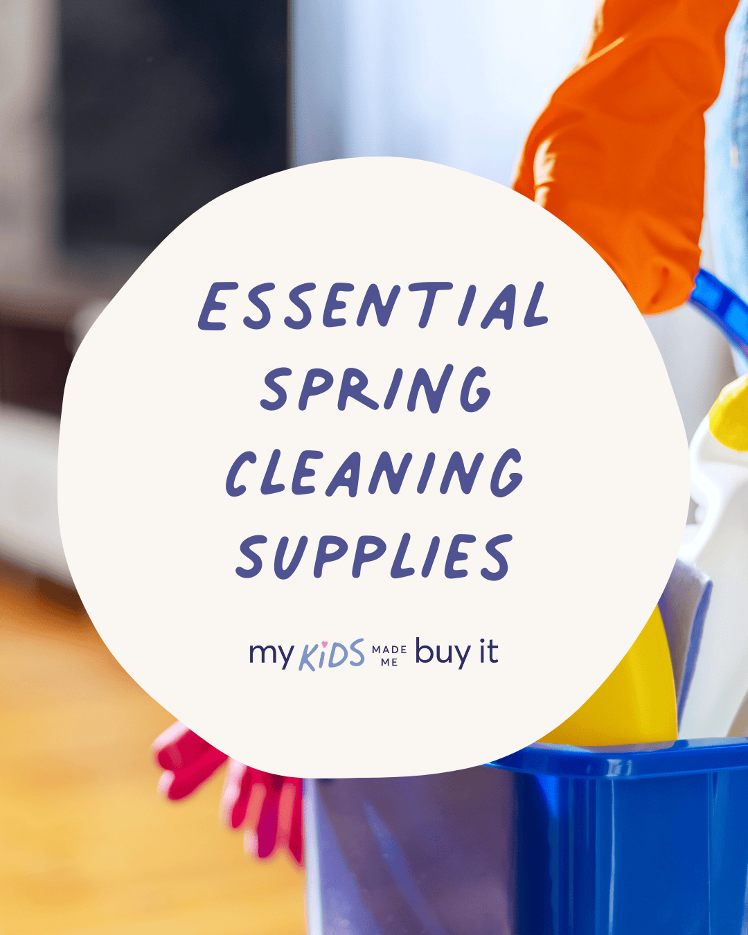 Spring Clean Display Essential Spring Cleaning Supplies