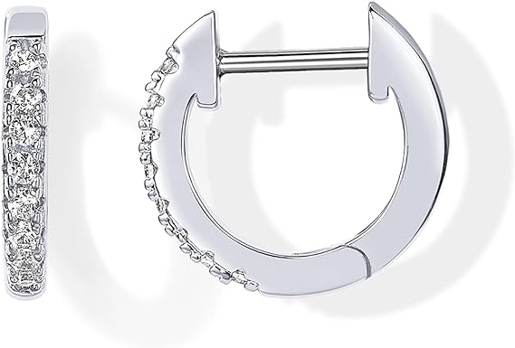 CZ Huggie Earrings