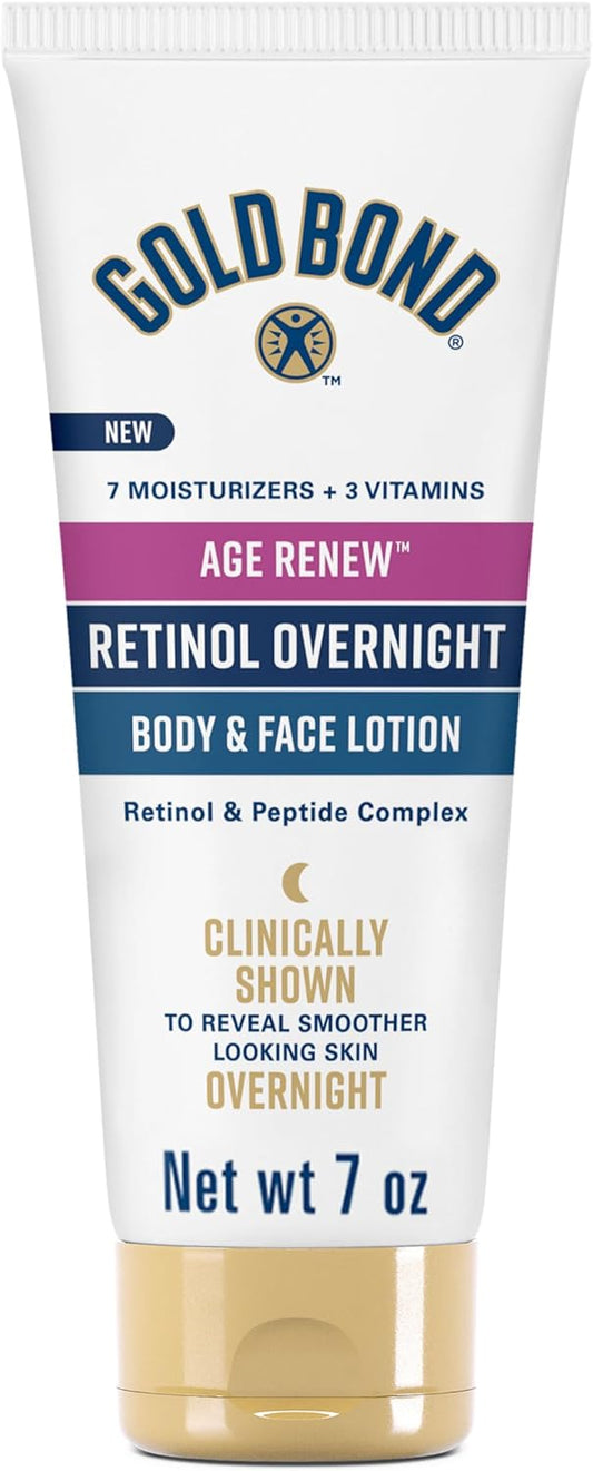 Gold Bond Age Renew Retinol Overnight Body & Face Lotion