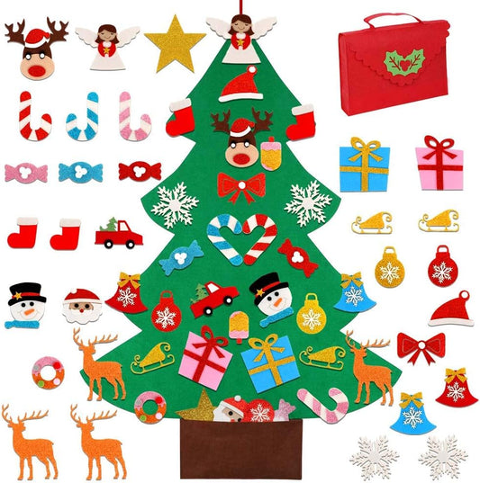 DIY Felt Christmas Tree for Kids