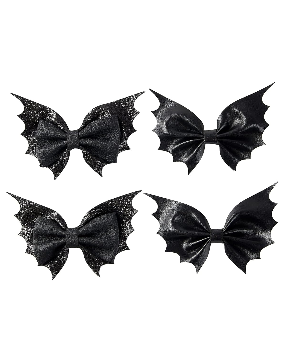 Bat Hair Bow Clips
