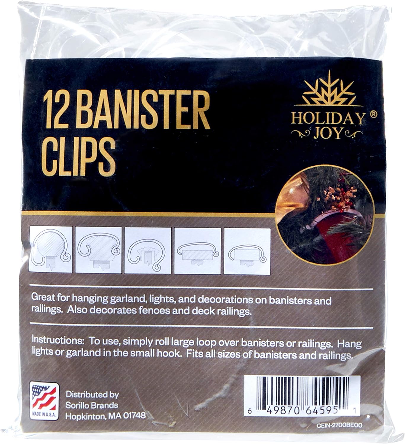 Banister Clips