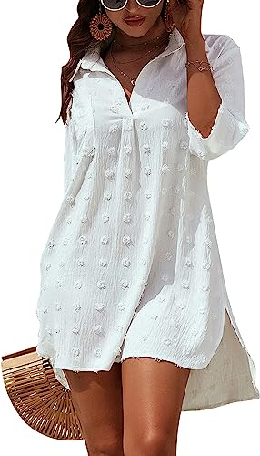 Swimsuit Coverup (White)