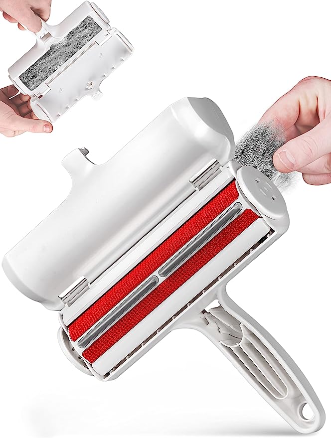 white chomchom pet hair remover