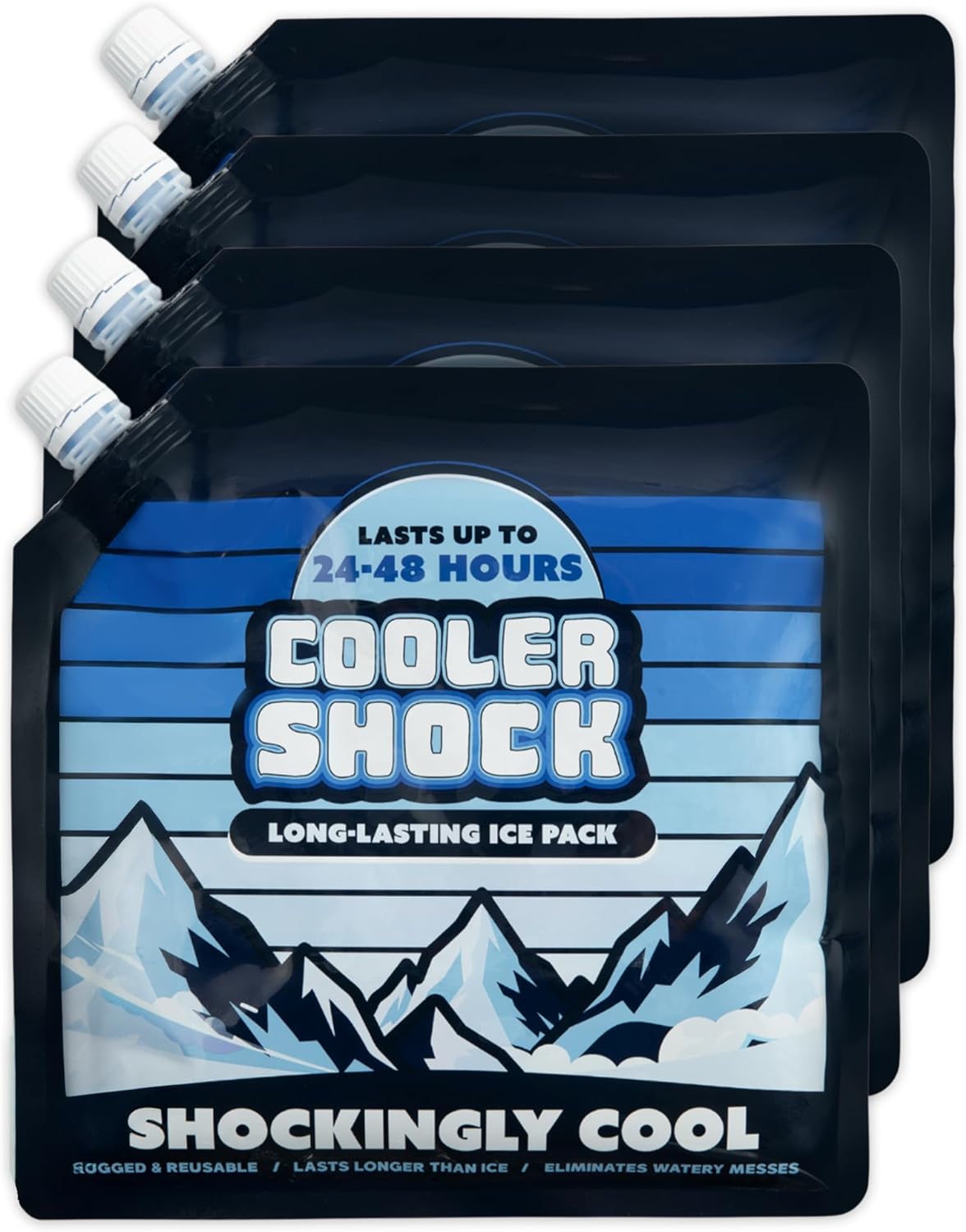 Cooler Shock Reusable Ice Packs for Cooler