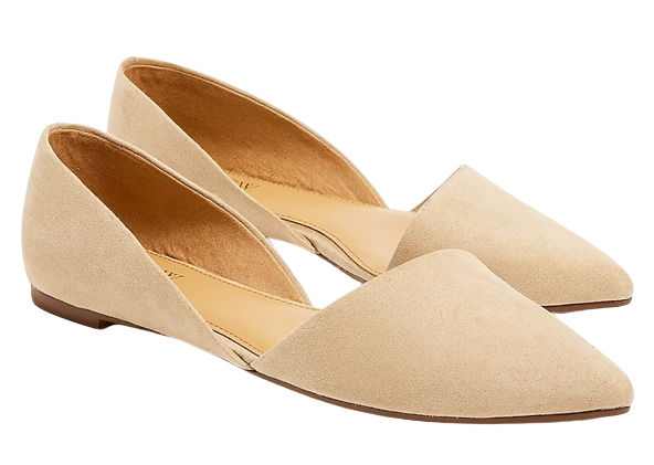 Zoe Sueded d'Orsay Flats