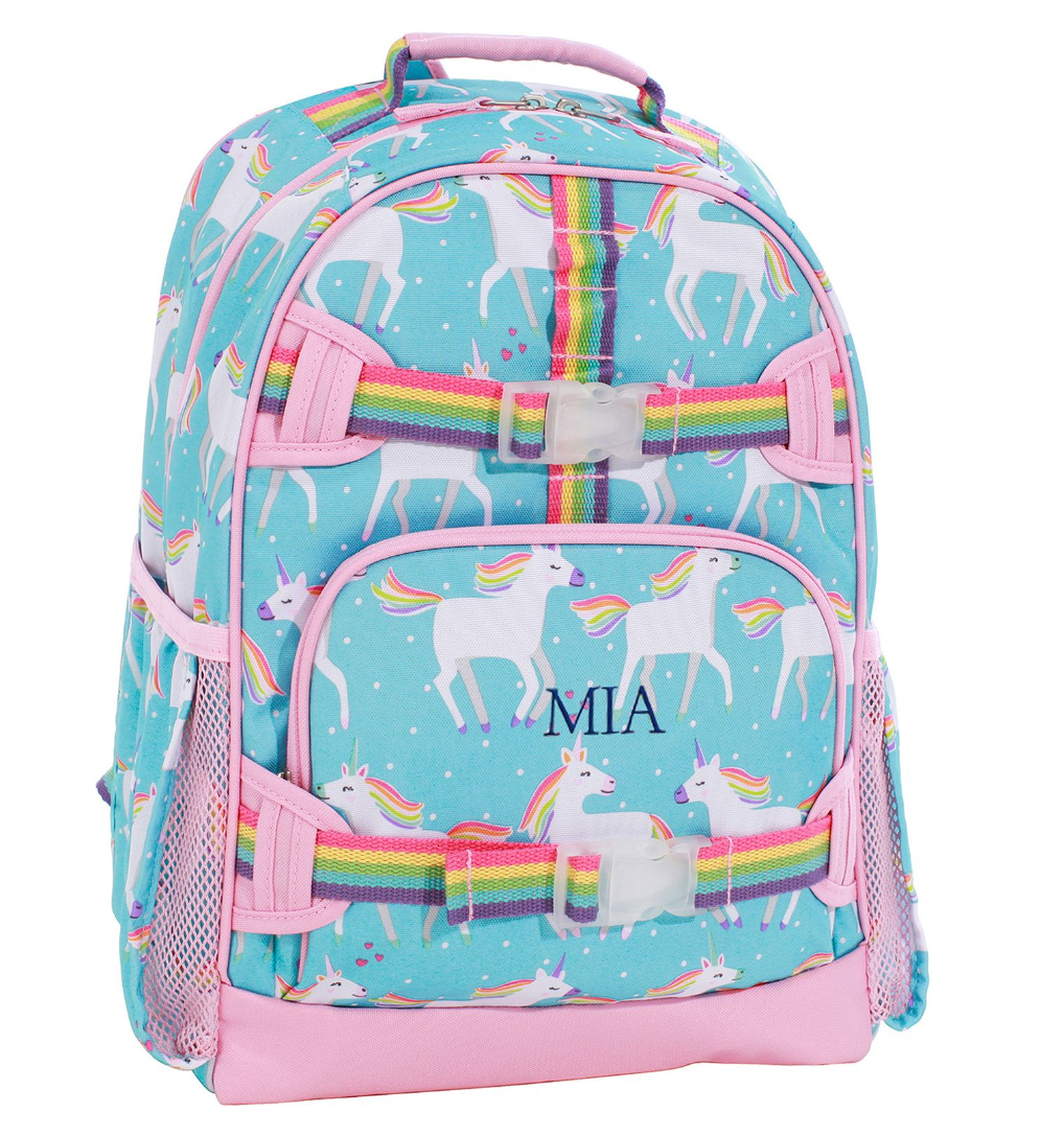 Mackenzie Aqua Unicorn Parade Backpacks