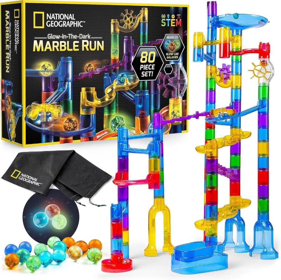 NATIONAL GEOGRAPHIC Glow-In-the-Dark Marble Run