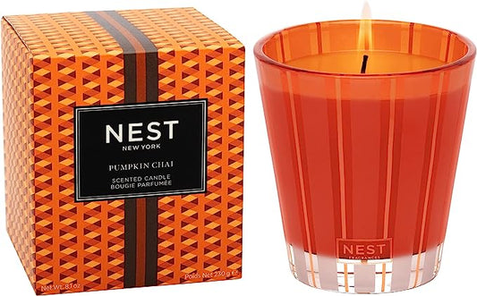 NEST Fragrances Pumpkin Chai Scented Classic Candle, 8 Ounce Info Draft