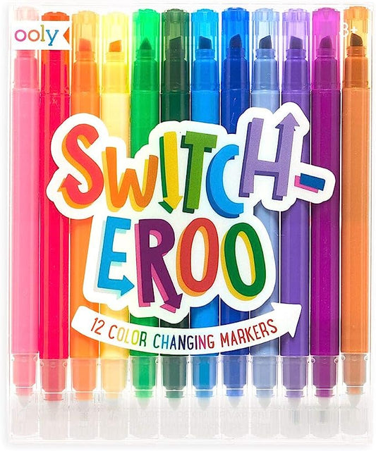 Ooly, Switch-eroo Double Sided Color Changing Markers (12 pieces)
