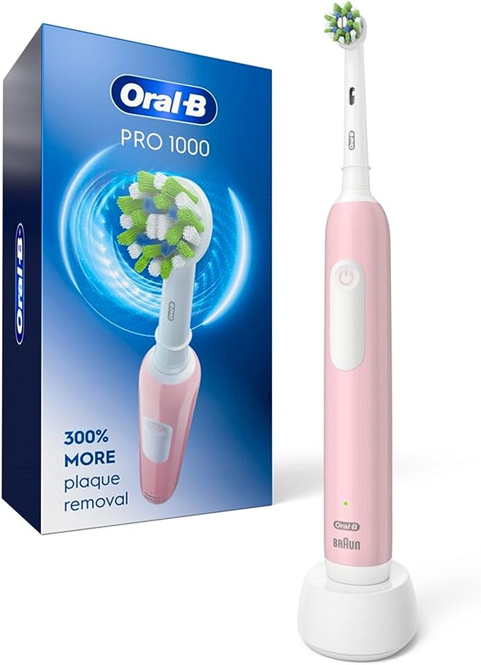 Oral-B Pro 1000 Rechargeable Electric Toothbrush, Pink