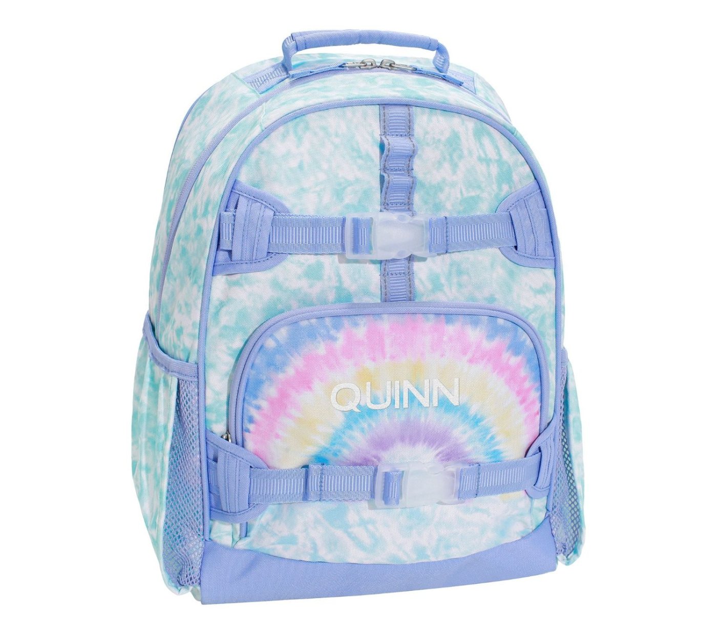 PB Kids Mackenzie Aqua Rainbow Bright Tie-Dye Backpack