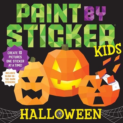 Paint by Sticker Kids: Halloween Create 10 pictures one sticker at a time