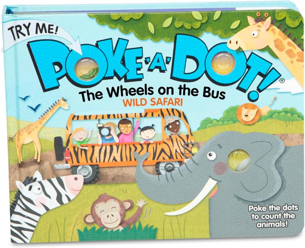 Poke-a-Dot: The Wheels on the Bus Wild Safari
