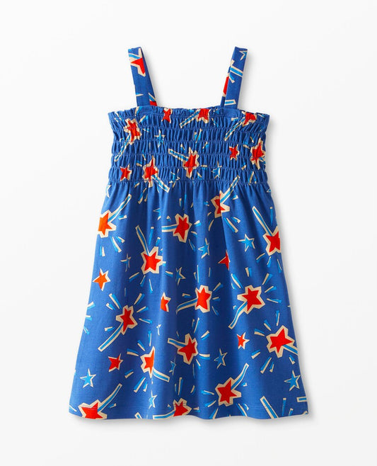Print Smocked Dress