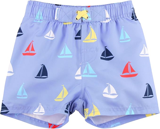 RUGGEDBUTTS Boys UPF50+ Sun Protection Novelty Swim Trunks