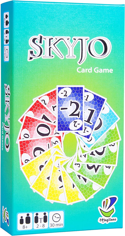 SKYJO Card Game (by Magilano) for 2-8 players, age 8+