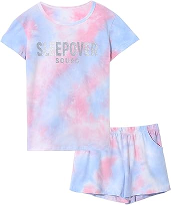 Girls Tie Dye Pajamas (Sleepover Squad)