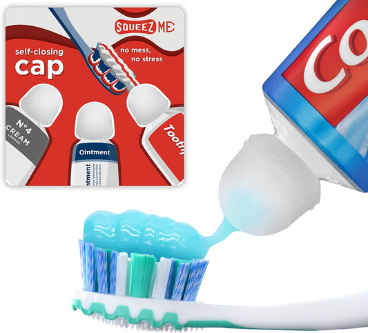 Self-Closing Toothpaste Caps