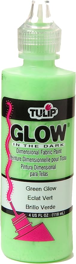 Tulip Glow In The Dark Dimensional Fabric Paint Green Glow
