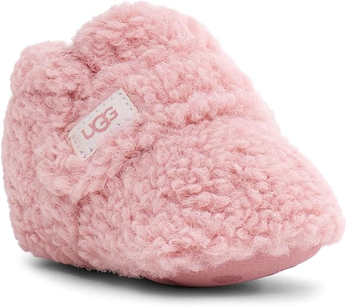 UGG Baby Bixbee Boot (Shell Curly Faux Fur)