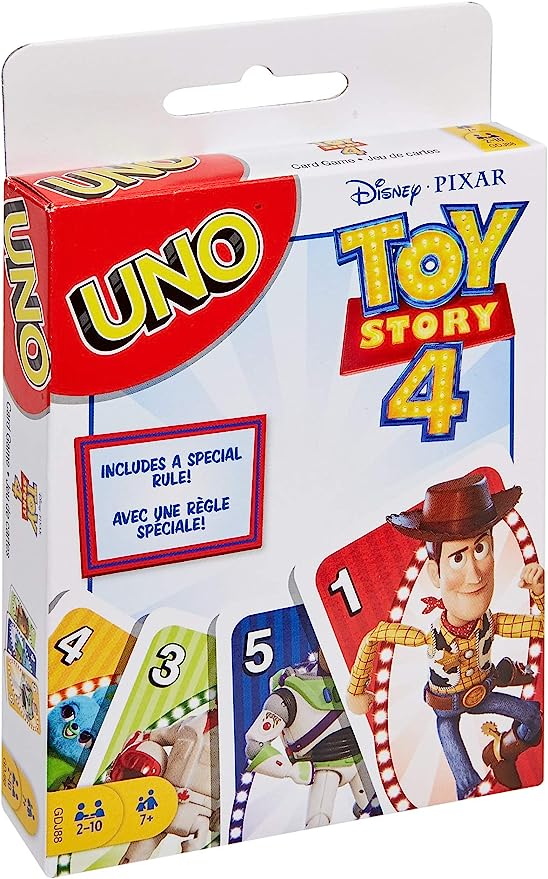 UNO card game Featuring Disney Pixar Toy Story 4 
