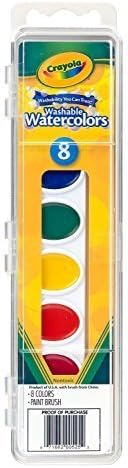 crayola washable watercolor 8 colors