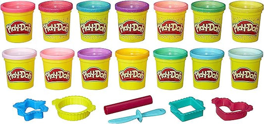 Play-Doh Sparkle and Bright 14 Pack of Cans